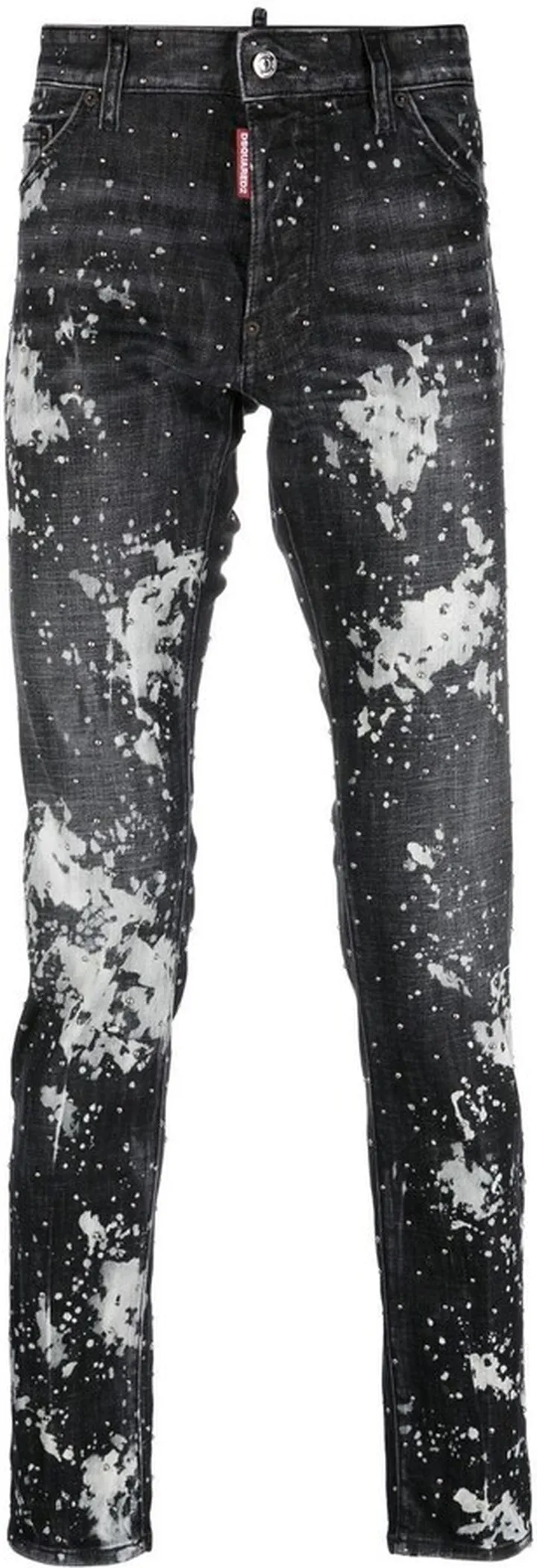 Paint-Splatter Jeans