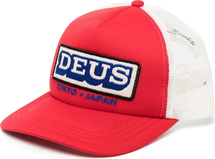 Redline logo-embroidered trucker cap