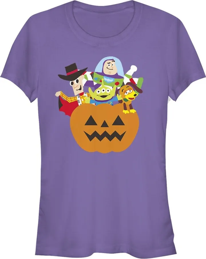 Junior's Toy Story Halloween Toy Treats T-Shirt - Athletic Heather - Medium