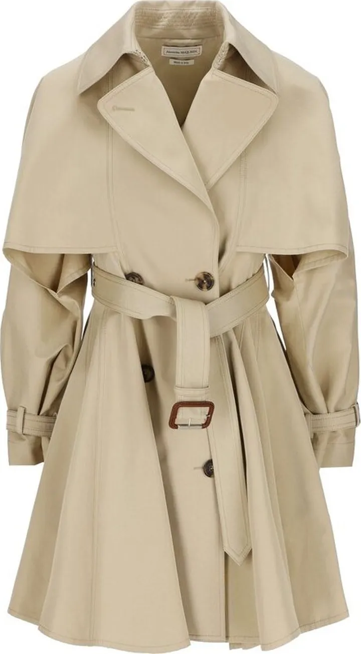 Alexander McQueen Belted Trench Coat