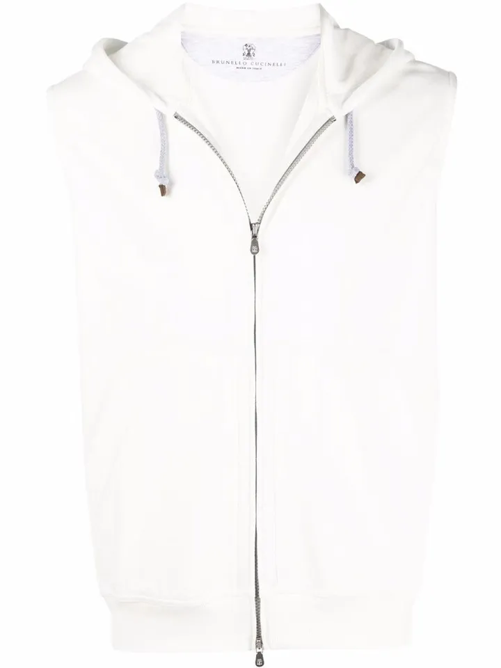 Hooded Zip-Up Gilet