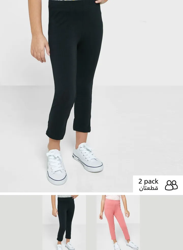Girls 2 Pack Leggings