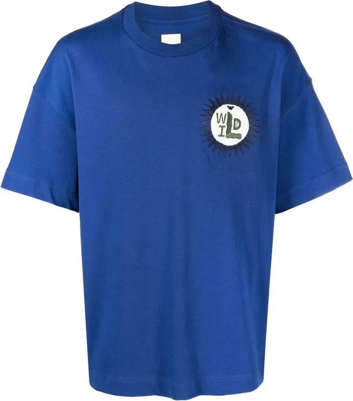 embroidered-logo short-sleeves T-shirt