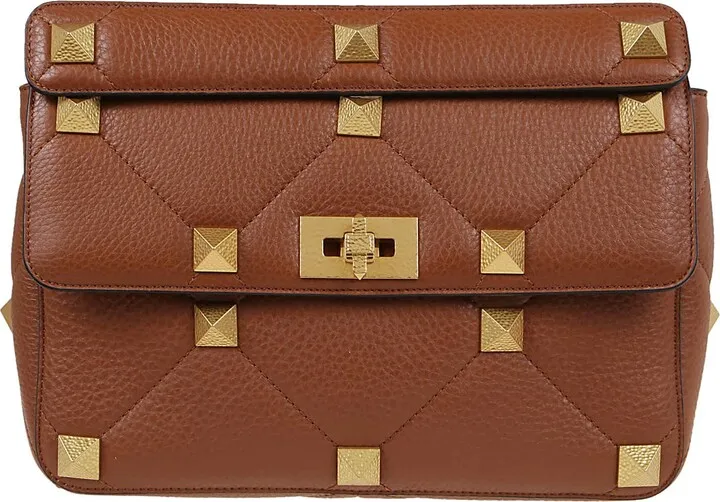 Large Shoulder Bag Roman Stud