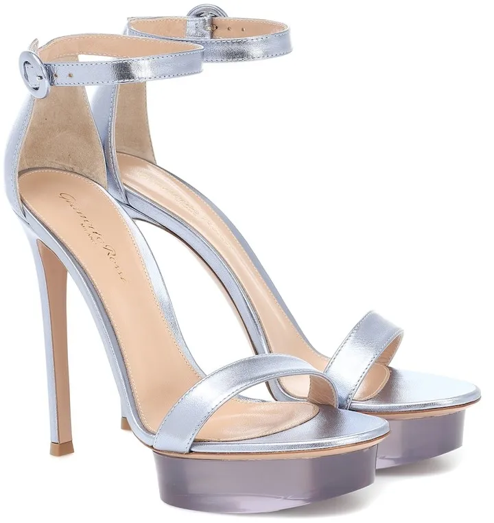 Shiva leather platform sandals