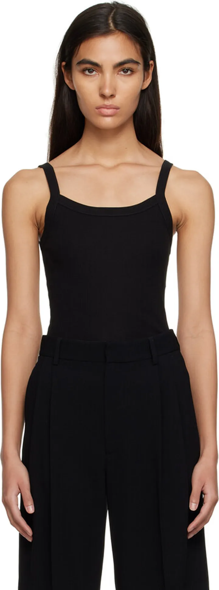 Filippa K Black Scoop Neck Camisole