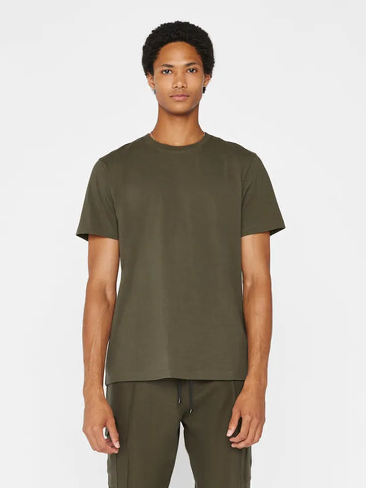 Frame Logo Tee Olive Green