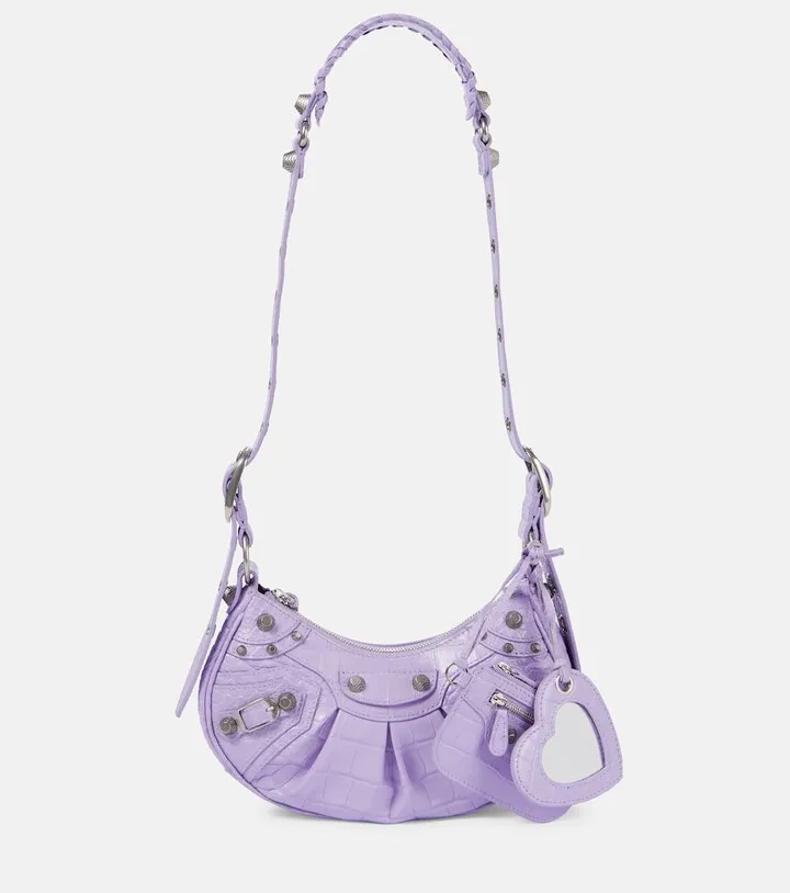 Le Cagole XS leather shoulder bag