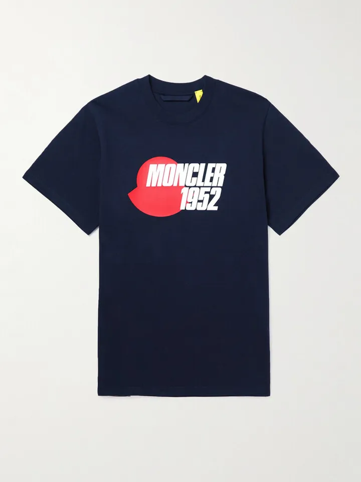2 Moncler 1952 Logo-Print Cotton-Jersey T-Shirt