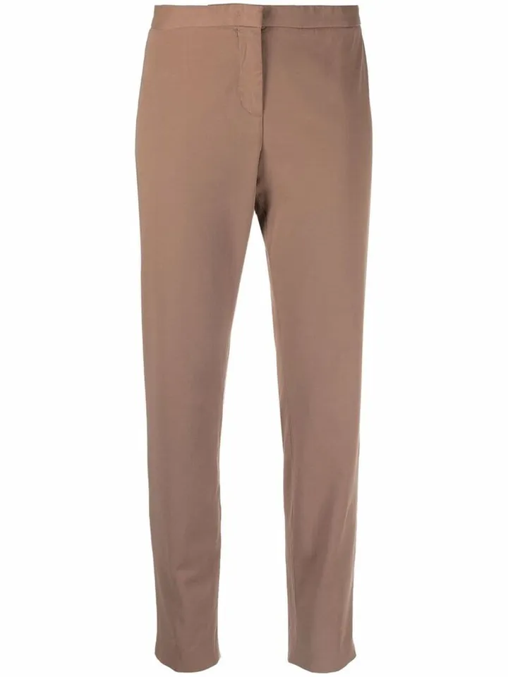 Slim-Cut Cropped Trousers