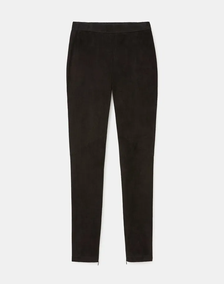 Velvety Stretch Suede Murray Skinny Pant