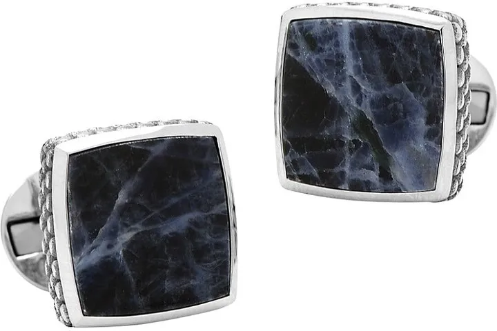 Classic Scaled Lapis Cufflinks