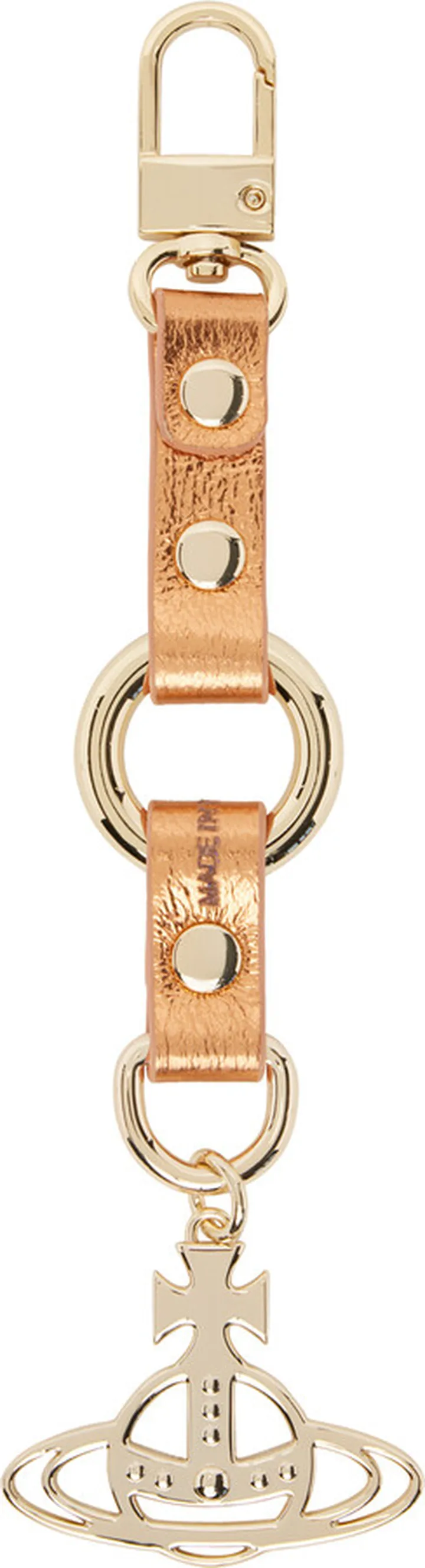 Vivienne Westwood Copper Crinkle Keychain