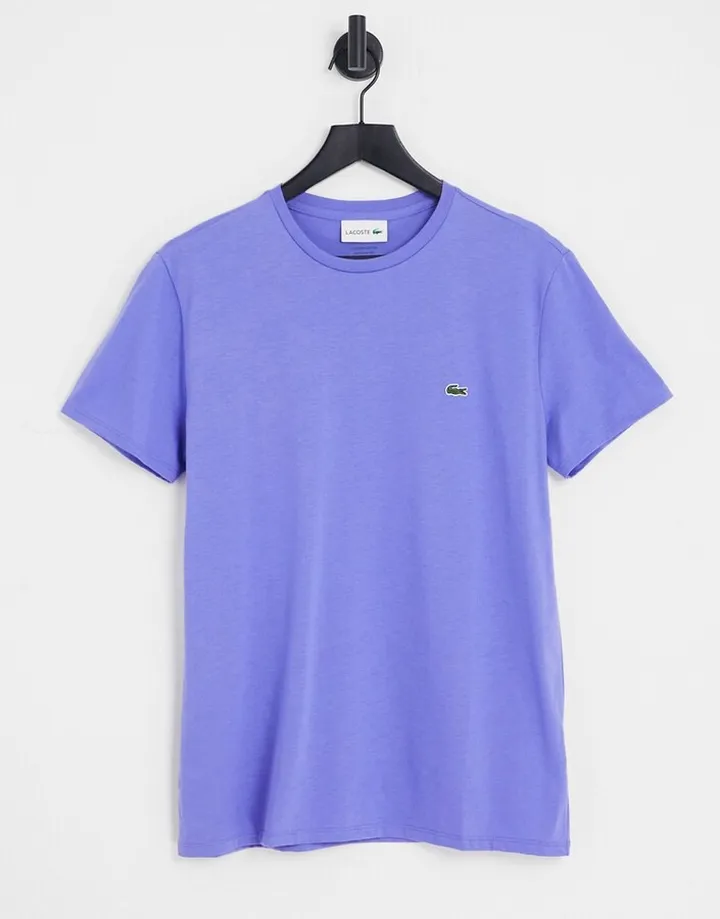 Lacoste logo T-shirt in purple