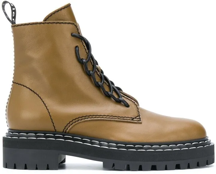 Lace-Up Ankle Boots