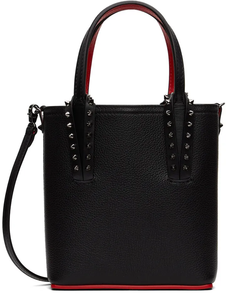 Christian Louboutin Black Mini Cabata Tote