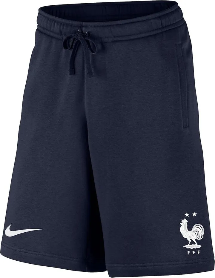 Men's Nike Navy France National Team Club Fleece Shorts