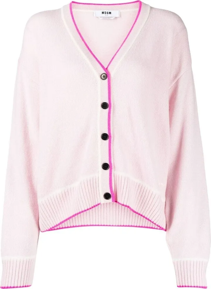 V-neck cardigan