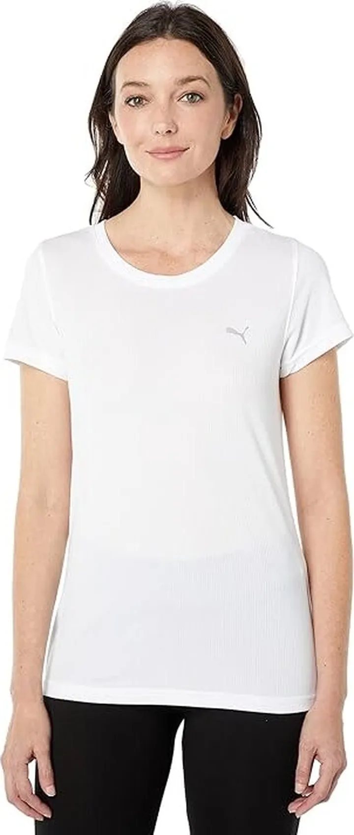 PUMA Performance Tee (Puma White) Women's Clothing