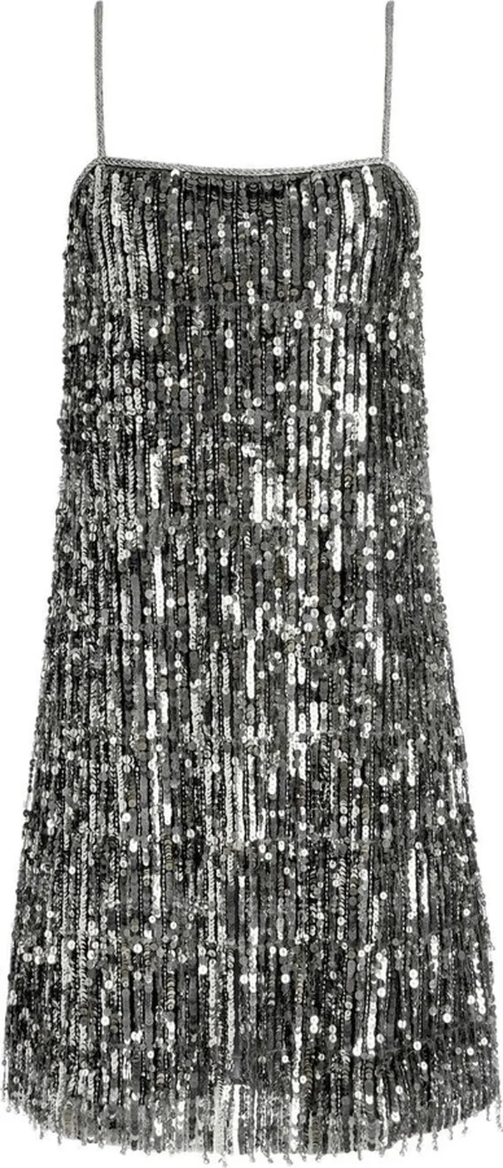 Chicago sequin fringe mini-dress