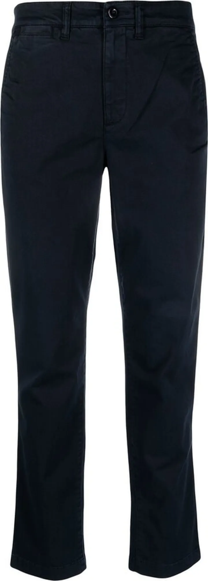 Slim-Fit Cotton Trousers