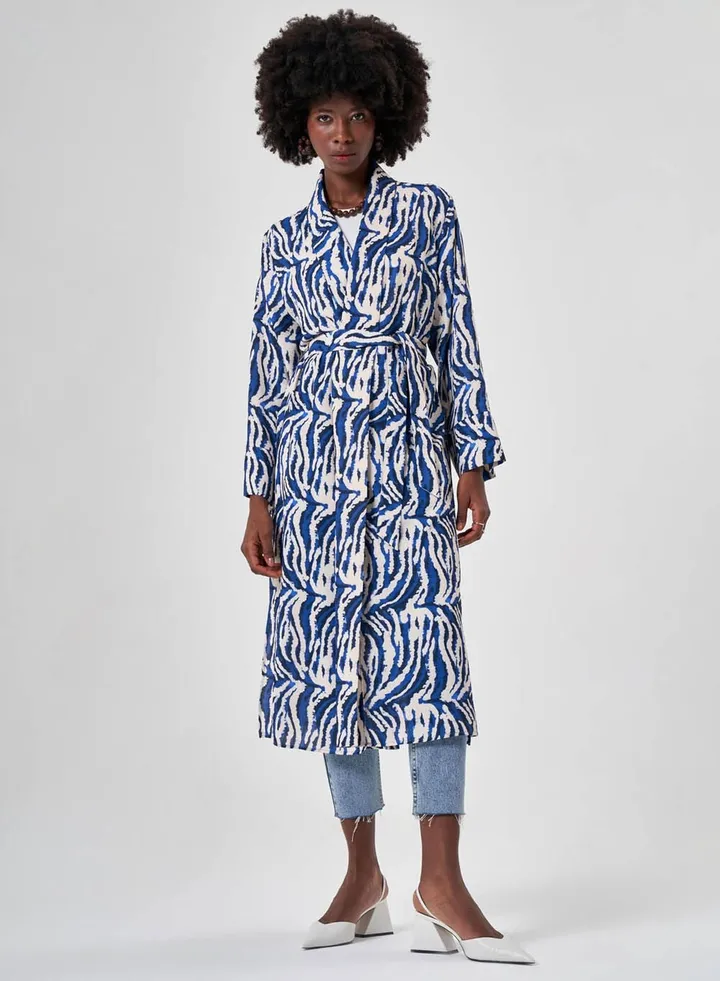 Longline Belted Kimono