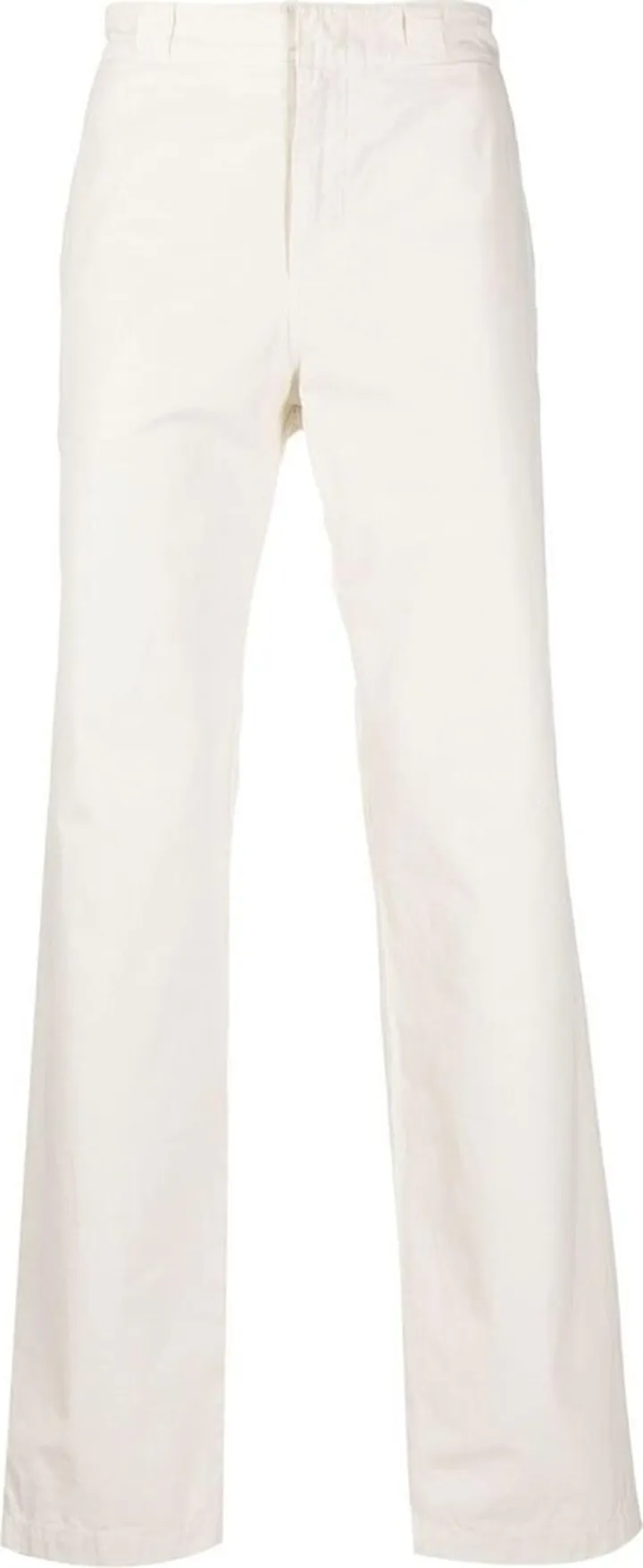 Straight-Leg Cotton Trousers