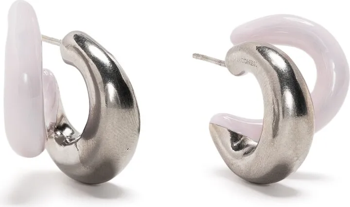 Chunky Half Hoop Earrings