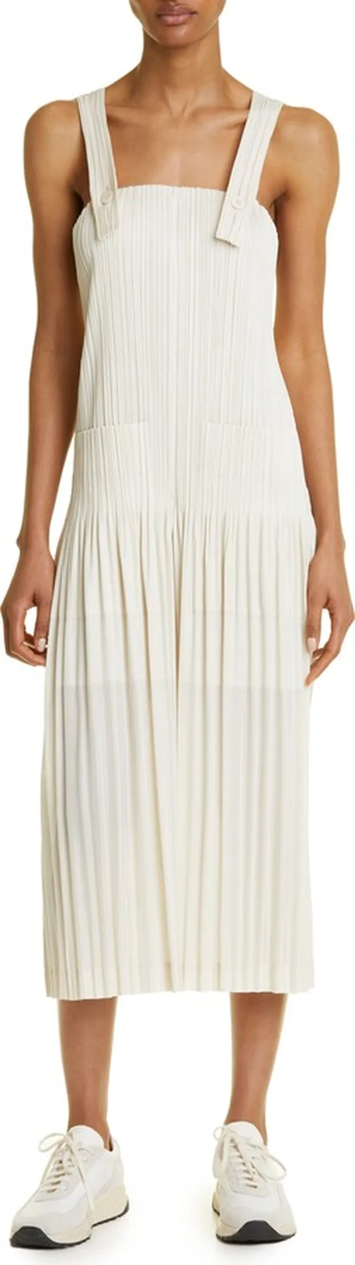 Thicker Bottoms Pleated Crop Jumpsuit