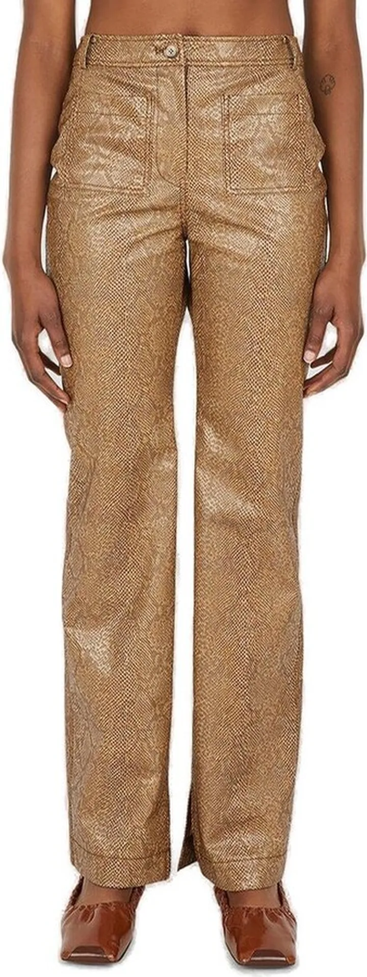 Rejina Pyo Ellis Straight-Leg Pocket-Detailed Trousers
