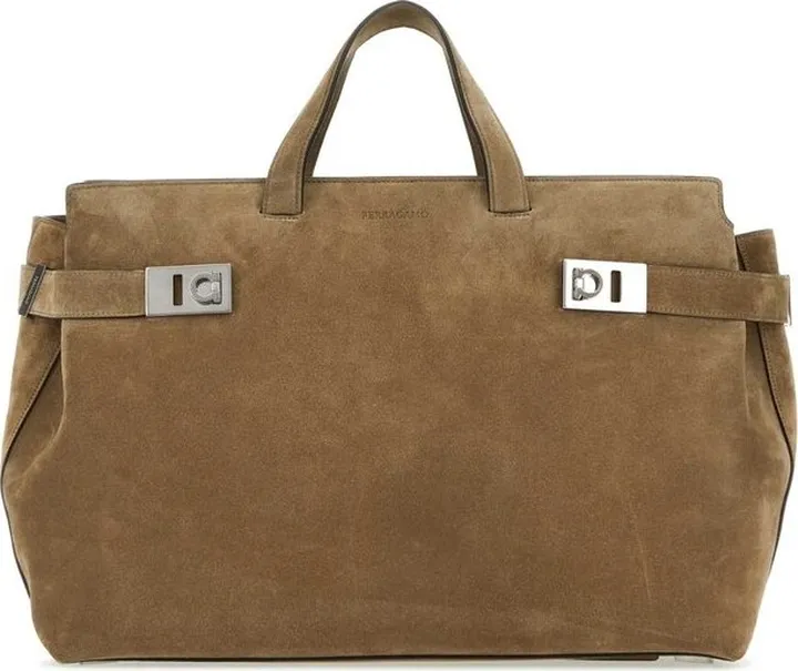 Salvatore Ferragamo Logo Plaque Briefcase