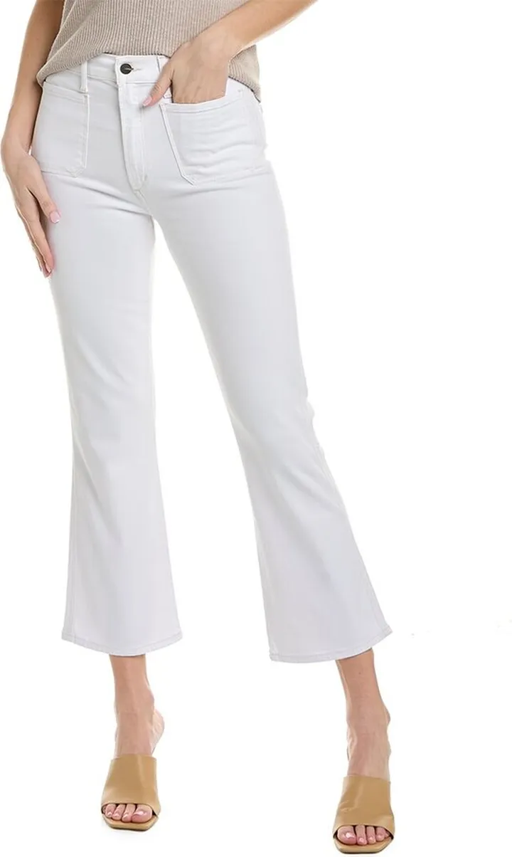 Joe’S Jeans The Patch Pocket White Ankle Bootcut Jean
