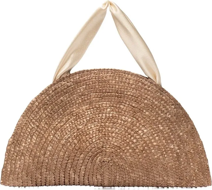 Eugenia Kim Luna Straw Clutch