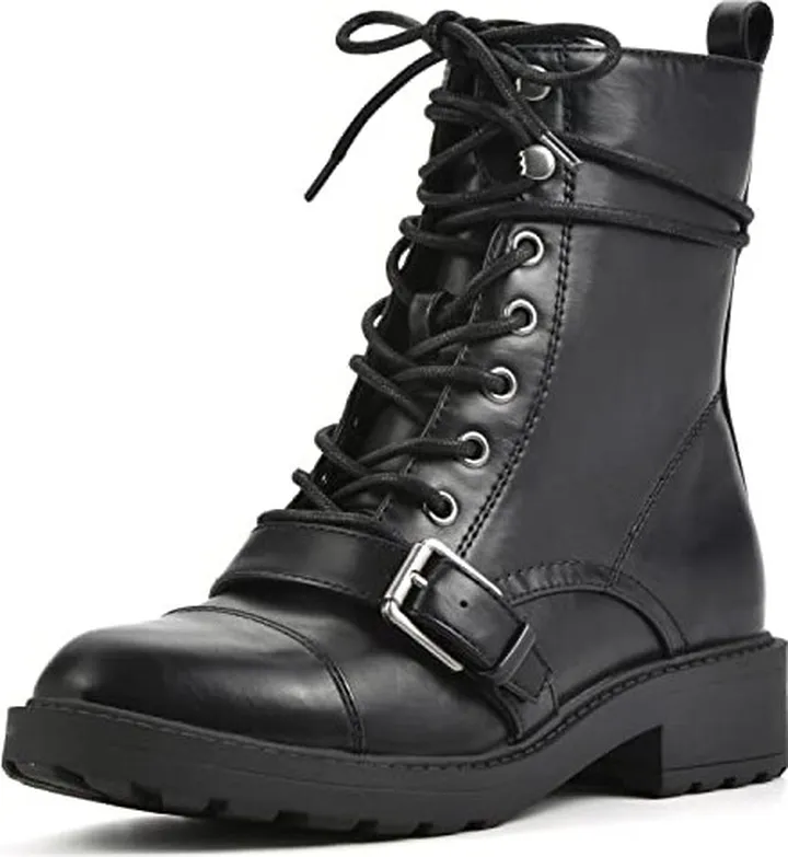 WHITE MOUNTAIN Shoes Decree Women's Lace-up Combat Boot