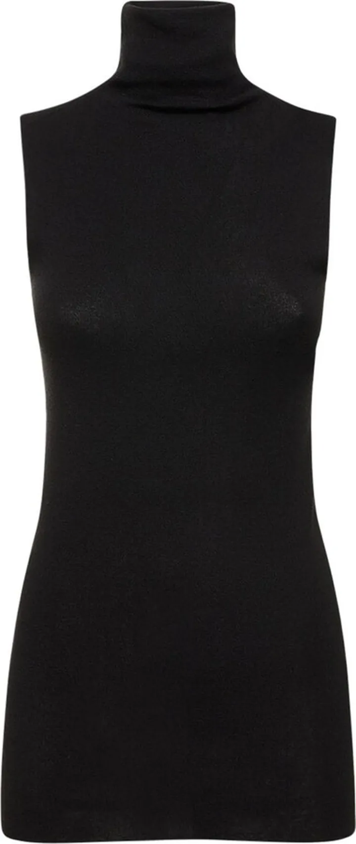 Siska sleeveless cotton blend knit top