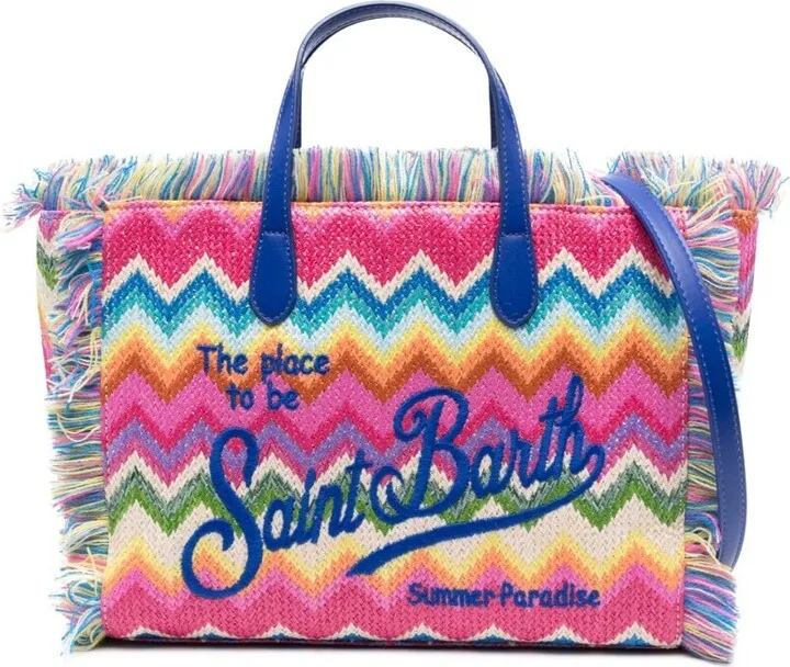Colette chevron-pattern tote bag