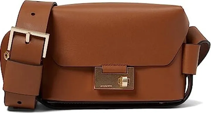 AllSaints Frankie Crossbody (Sepia Brown) Cross Body Handbags