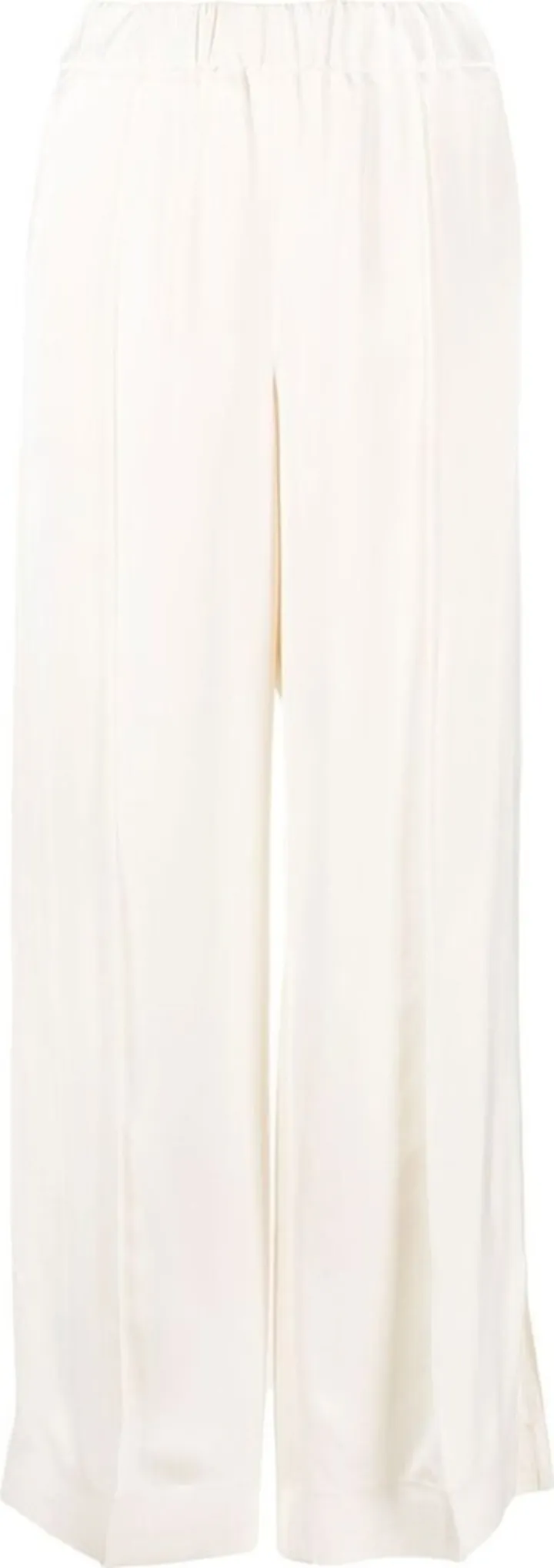 Elasticated Straight-Leg Trousers