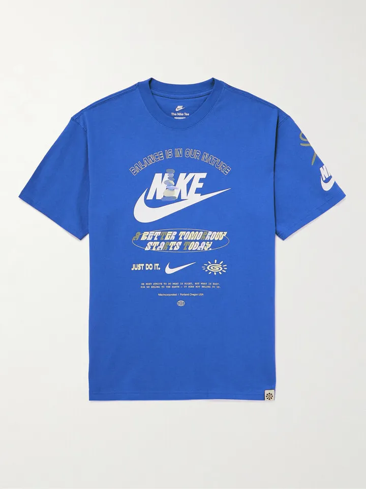 Sportswear Printed Cotton-Jersey T-Shirt
