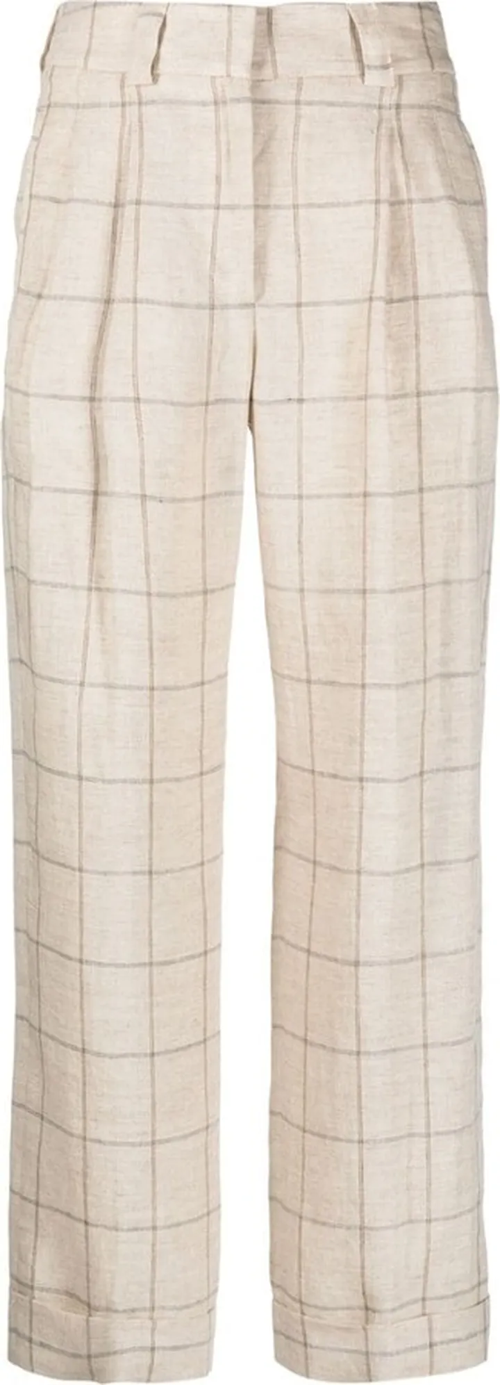 Cropped Linen Trousers