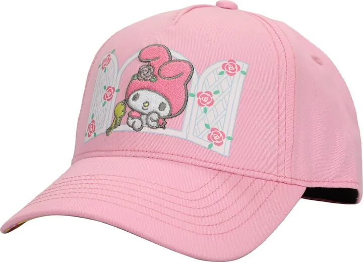 My Melody Character In Window Women’s Pink Baseball Cap