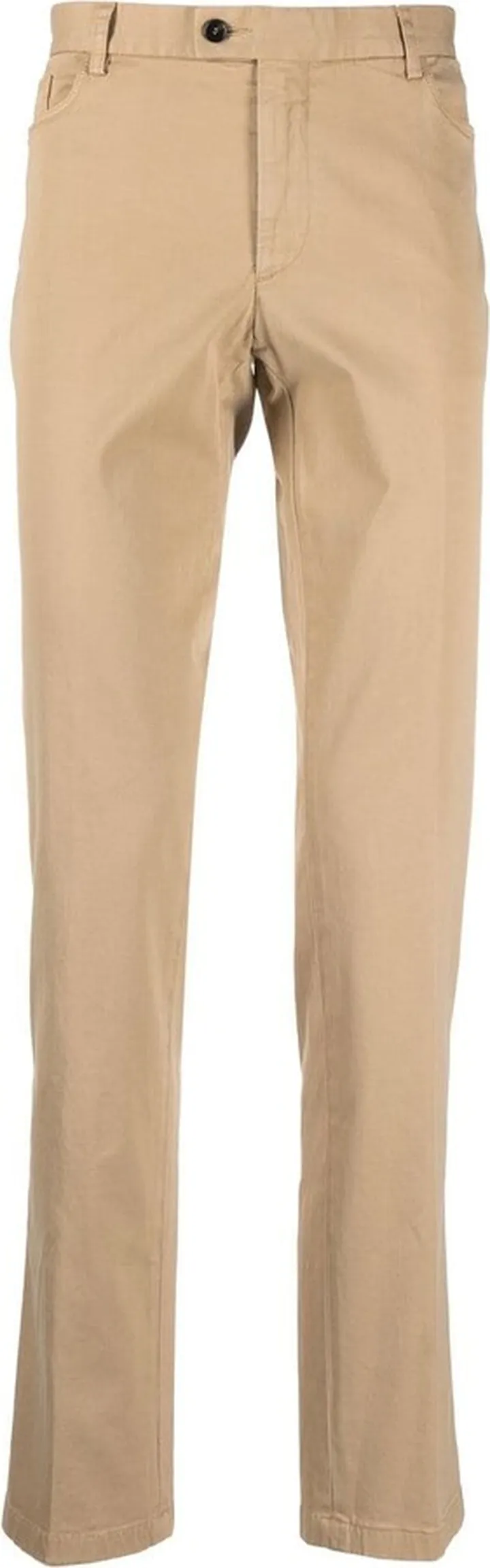 Classic Cotton Straight Leg Trousers