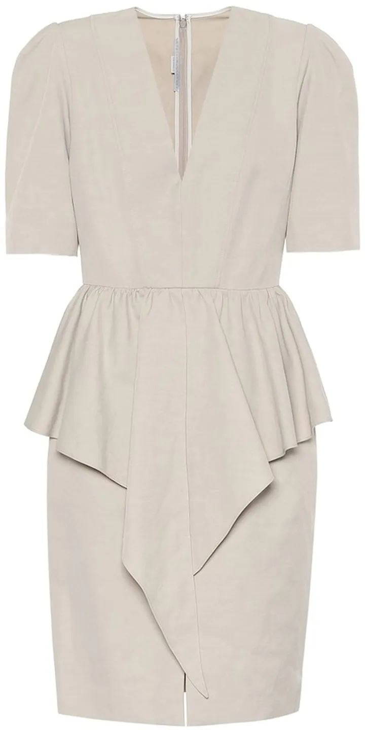 Peplum midi dress