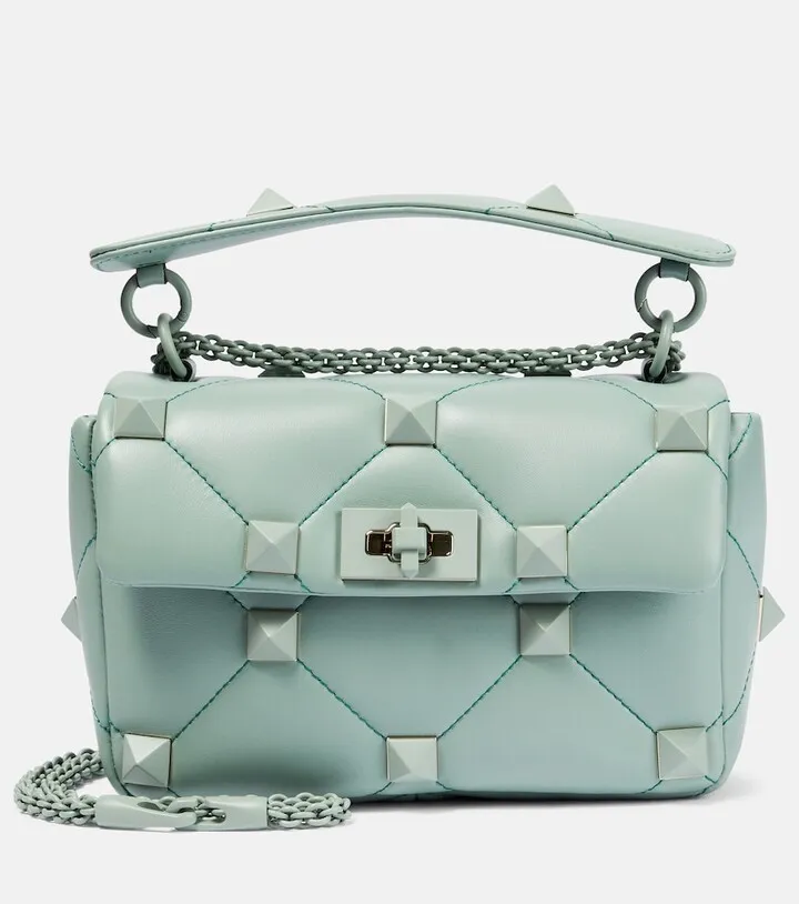 Roman Stud Medium leather shoulder bag