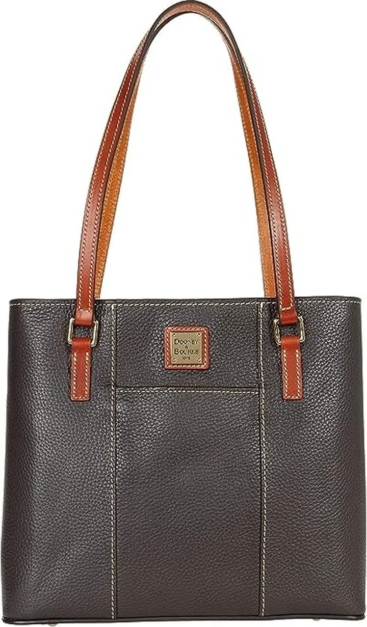 Dooney & Bourke Pebble Small Lexington Shopper (Brown T'Moro) Tote Handbags