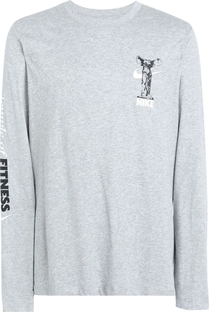 M Nk Df Tee Ls Wild Card T-shirt Grey
