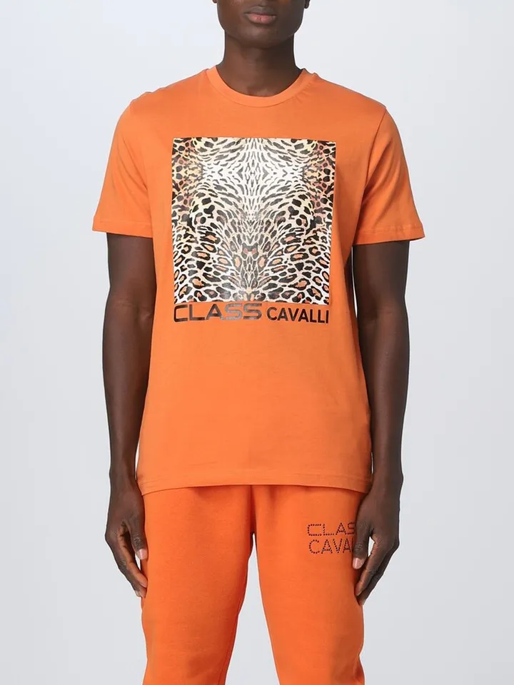 T-shirt men Class Roberto Cavalli