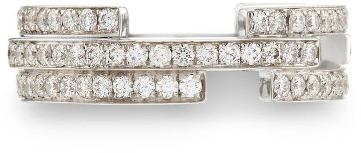 18kt white gold C3V diamond ring