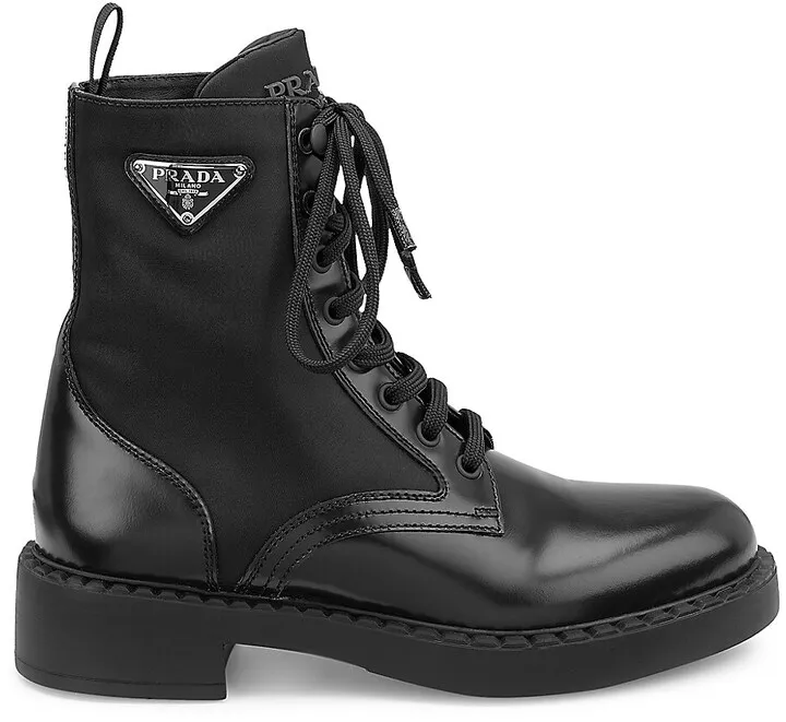 Leather Combat Boots