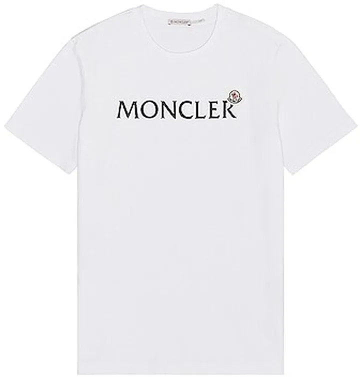 Moncler Short Sleeve T-Shirt in White